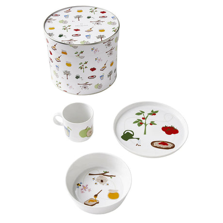 Eveil Gourmand Children tableware set by Degrenne Paris