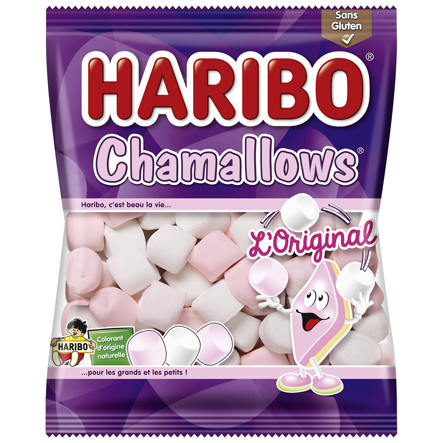 Chamallow - Haribo - 1050 g - 210 pièces