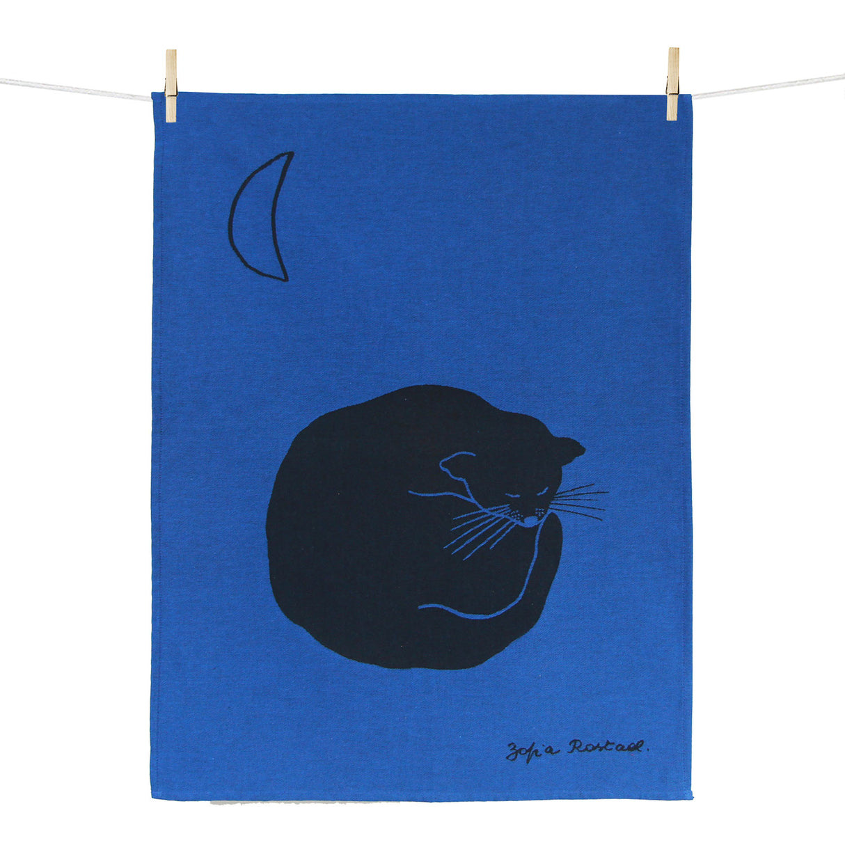 Kitchen Towel – Chat bleu