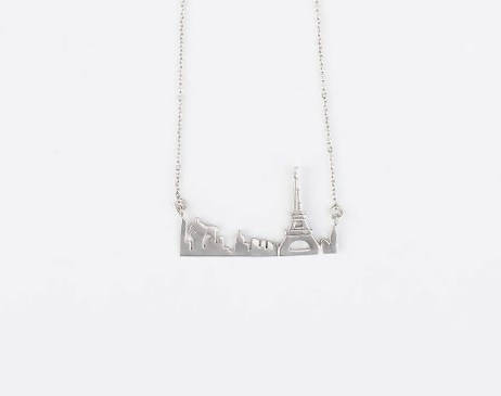 Paris Skyline Necklace