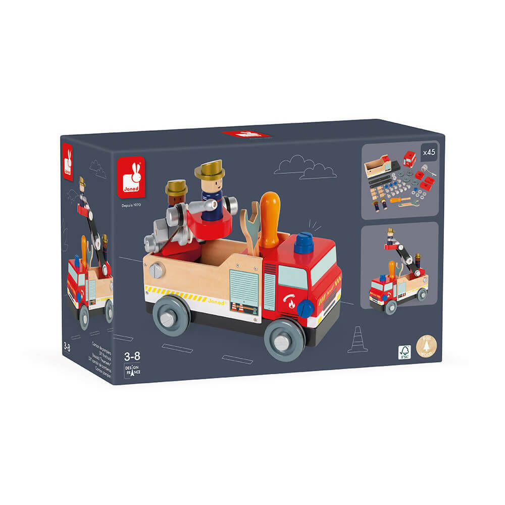 Brico'Kids DIY fire truck - Janod