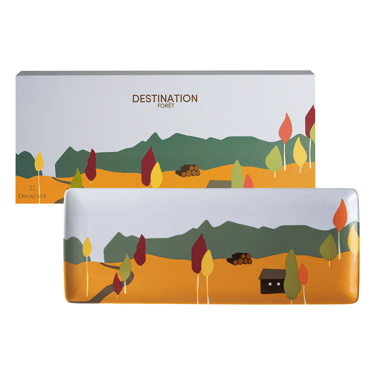 Destination Forêt Rectangle Serving Dish by Degrenne Paris