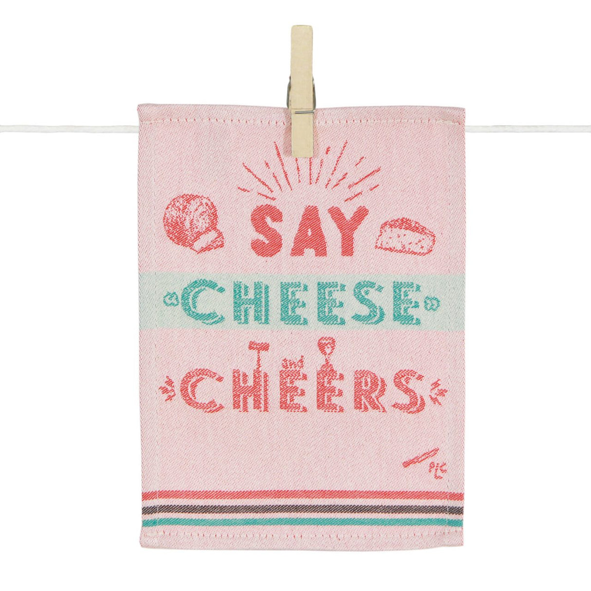 Kitchen Towel – Cheese and Cheers