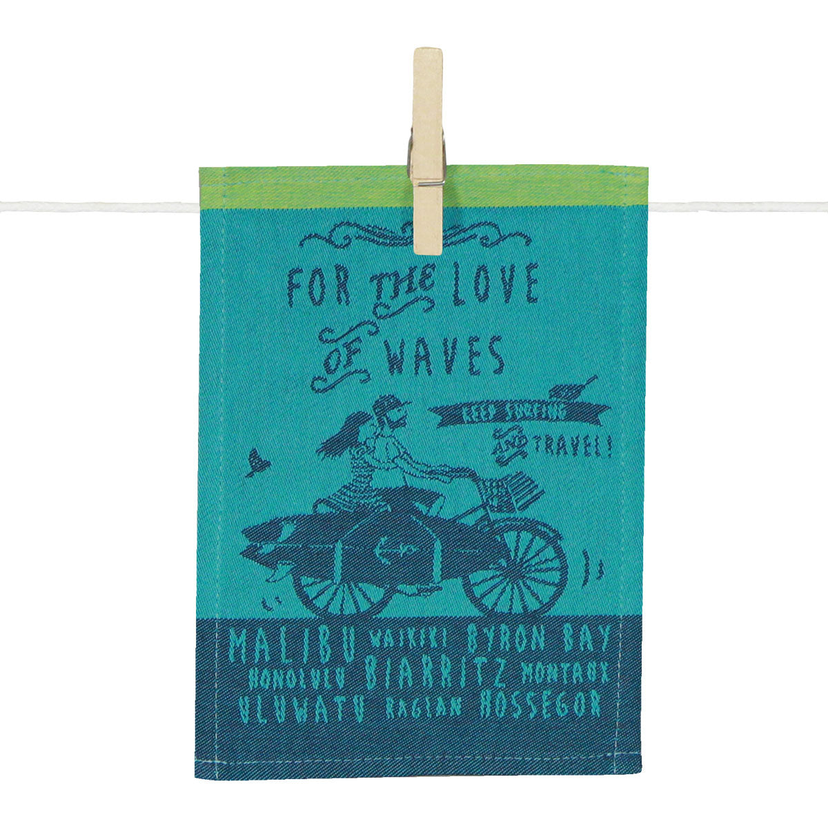 Kitchen Towel – For the love of waves