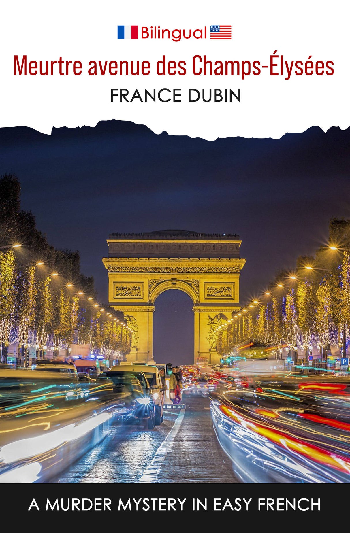 Meurtre avenue des Champs-Élysées (easy French Murder Mystery)