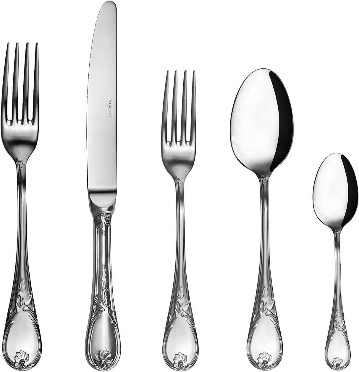 Marquise Miror Flatware set by Degrenne Paris