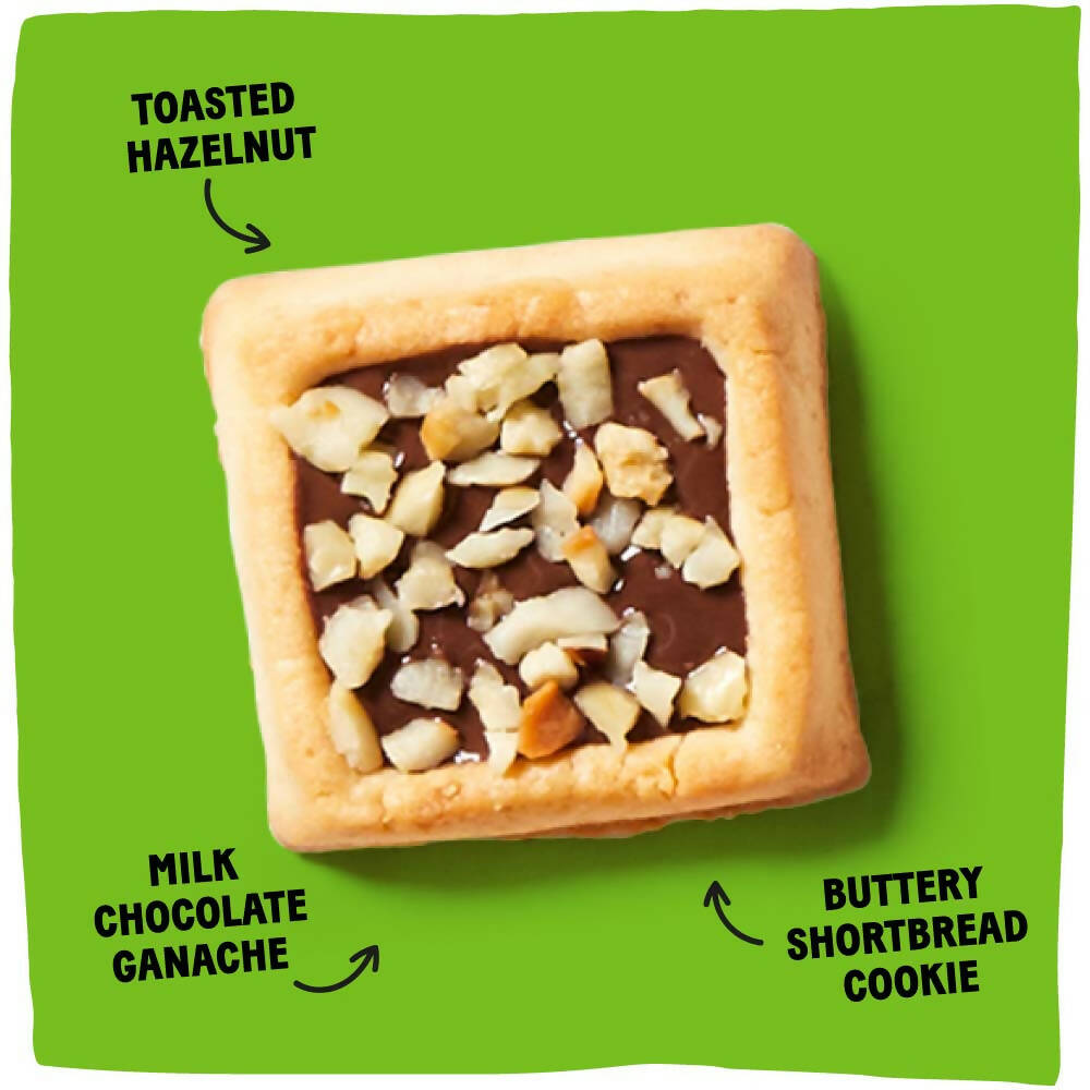 Michel et Augustin - Cookie Squares Changemaker - Milk Chocolate Toasted Hazelnut