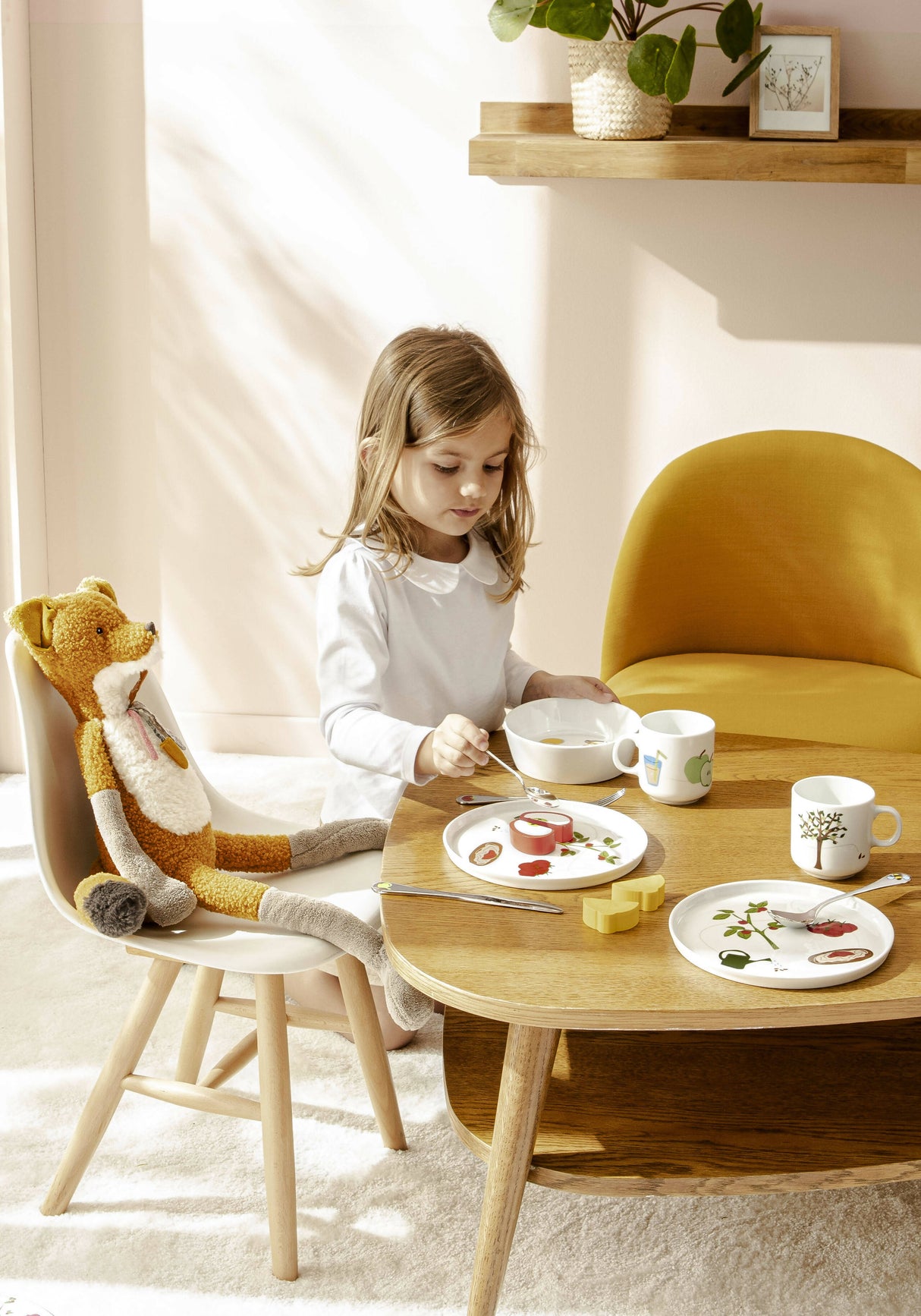 Gift Box Eveil Gourmand - Tableware and cutlery children gift box by Degrenne Paris