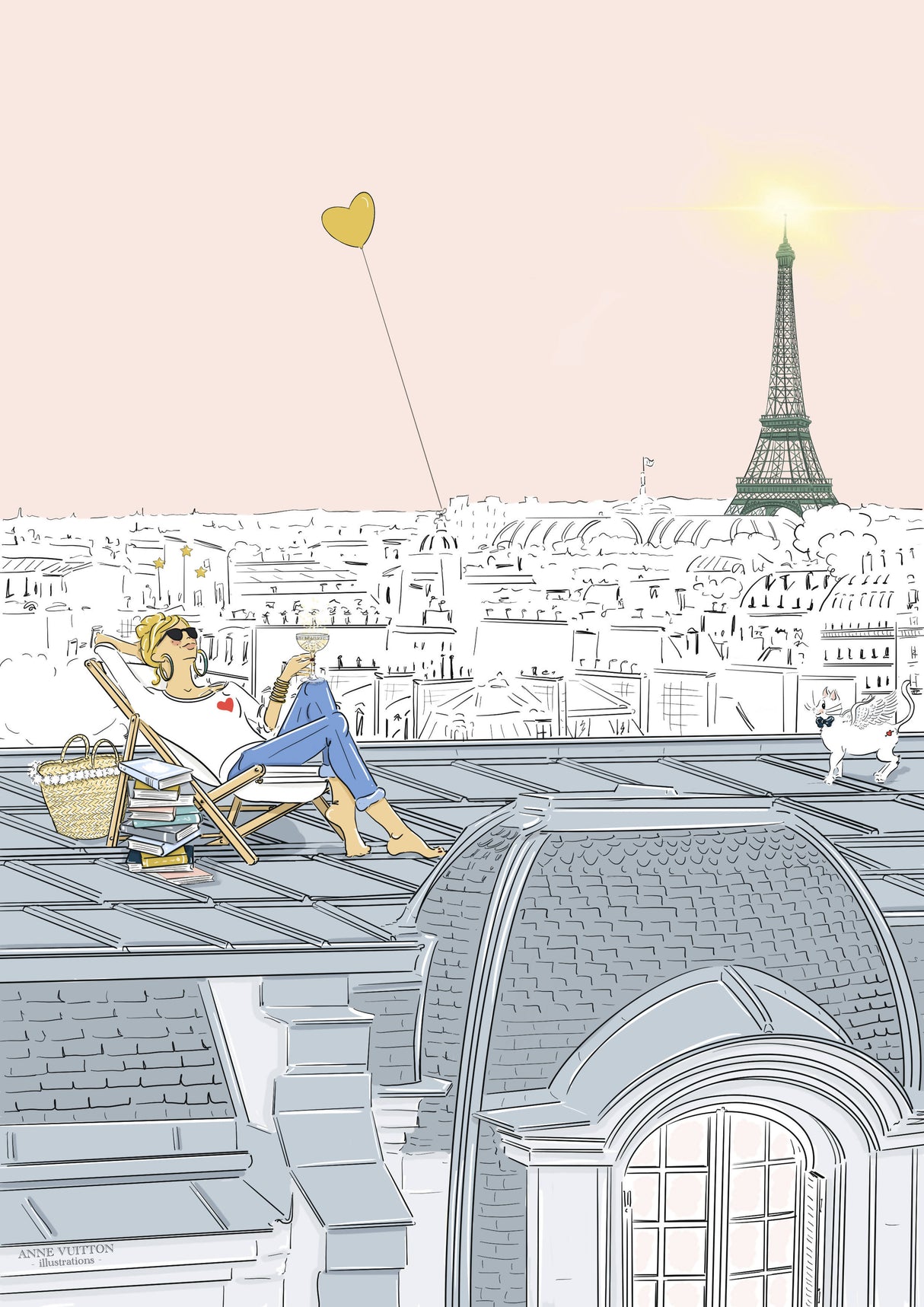 Summer in Paris Print