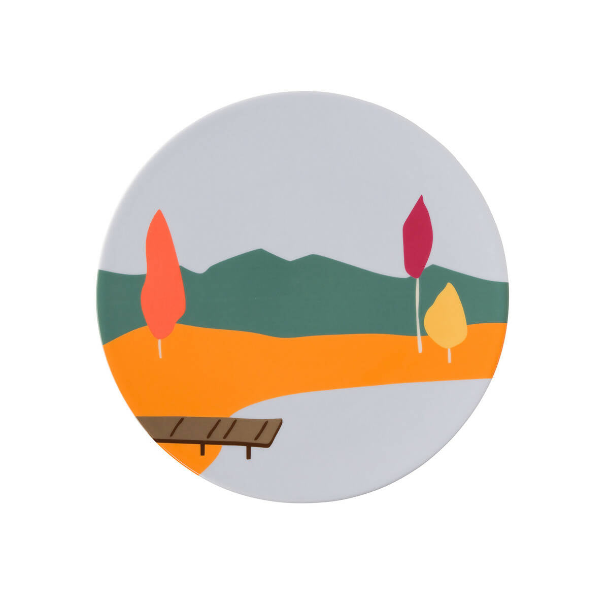 Destination Forêt Set of dinner plates  by Degrenne Paris