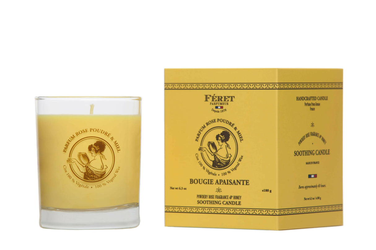 Soothing Candle (Rose & Honey) by Feret