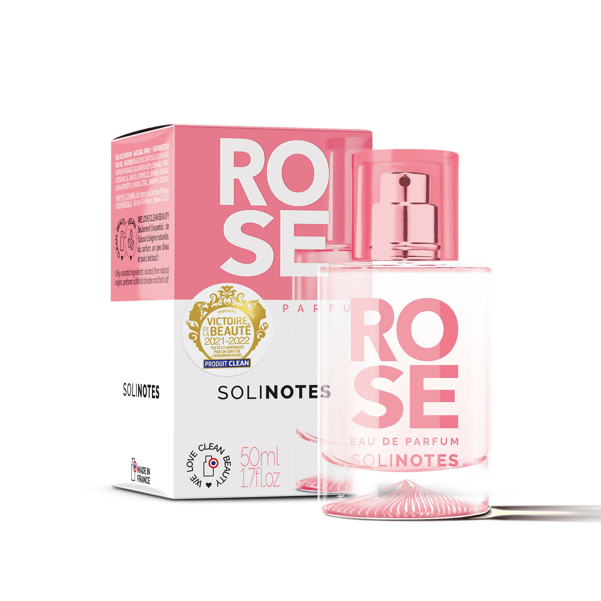 Solinotes - Rose Eau de Parfum 1.7 oz - CLEAN BEAUTY