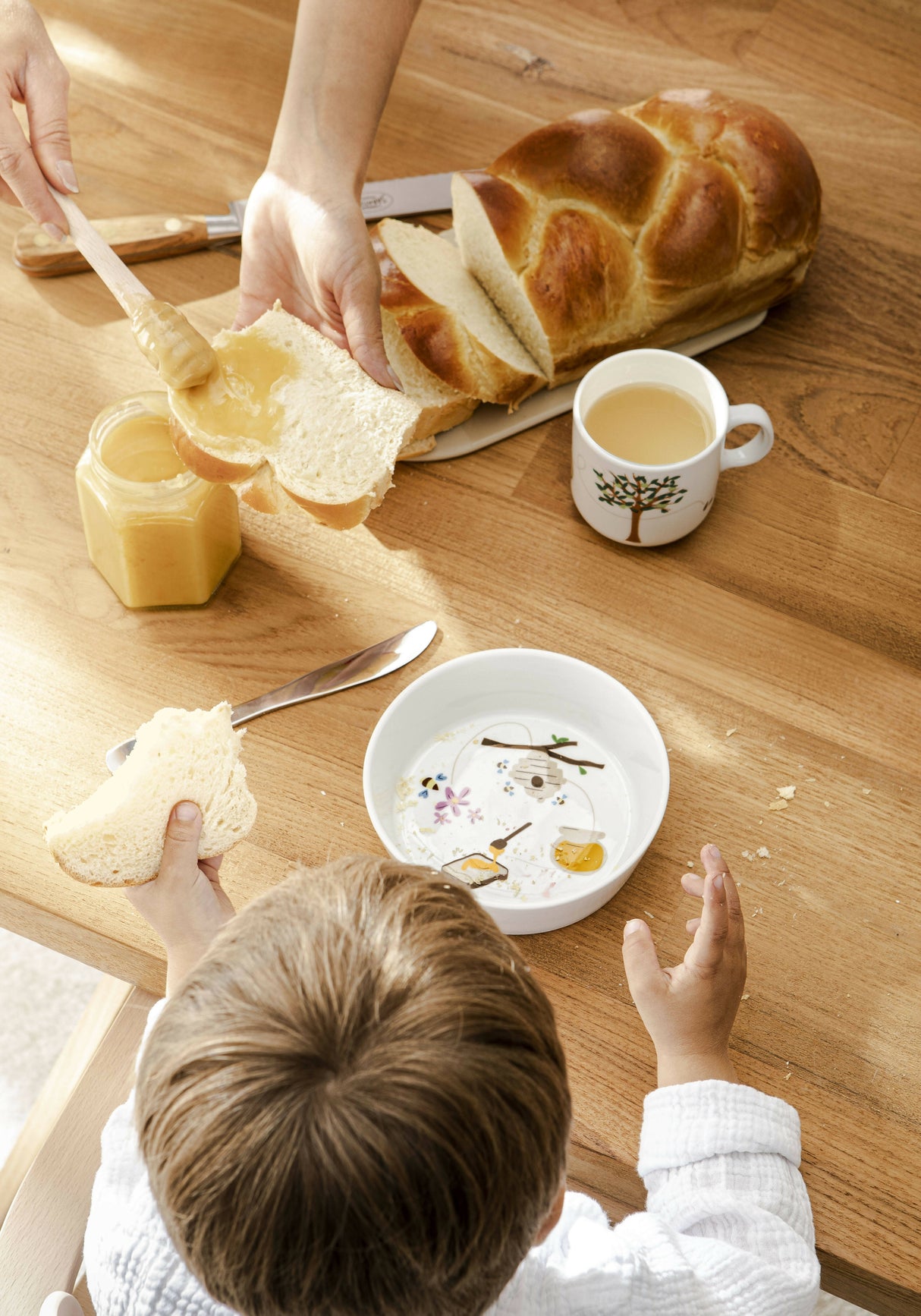 Gift Box Eveil Gourmand - Tableware and cutlery children gift box by Degrenne Paris