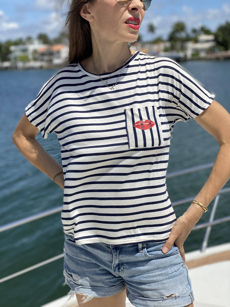 Bisou Bisou Nautical T-shirt