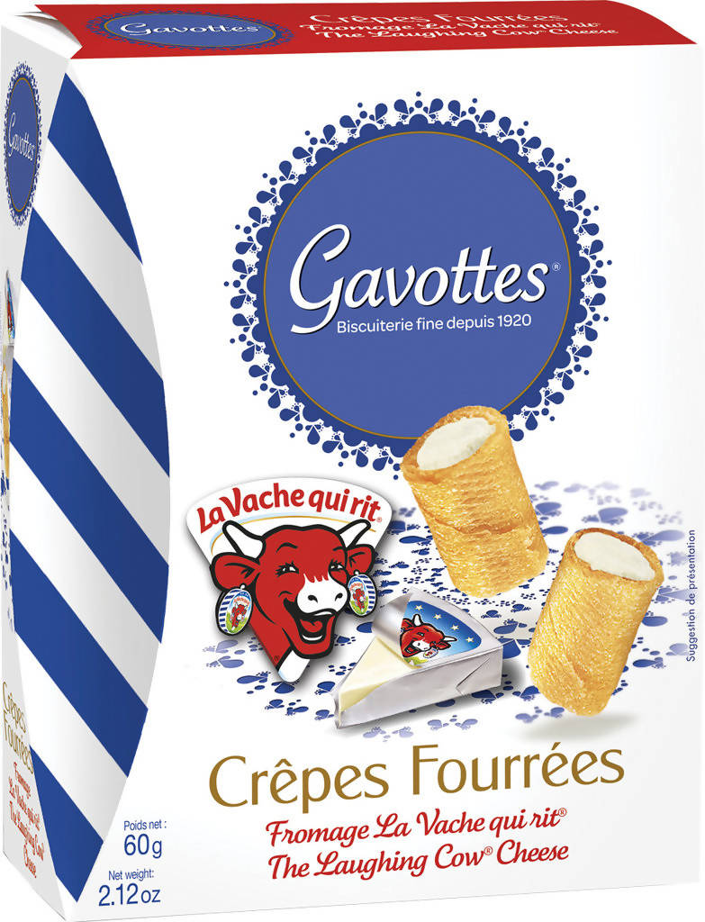 Mini Crepes Filled with La Vache qui rit