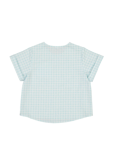 Shirt, Mint Squares - Petite Lucette