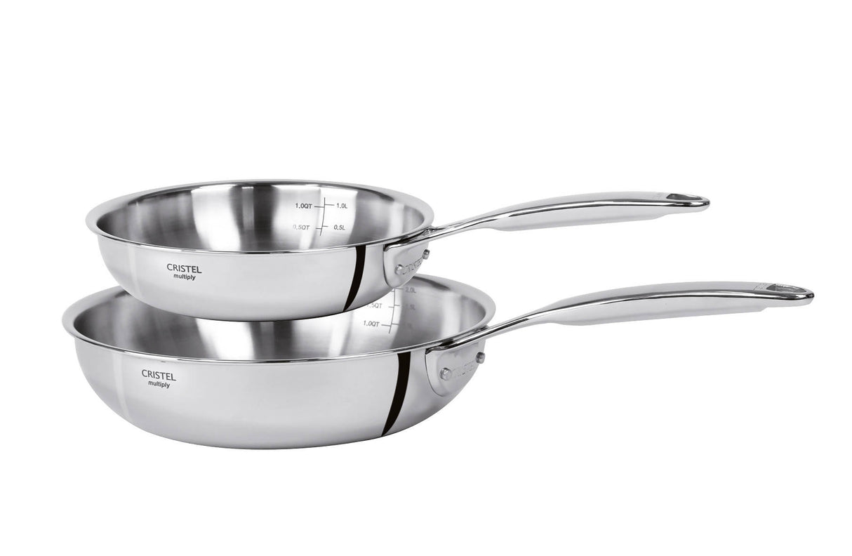 Castel Pro - Set of 2 Frying Pans (5 PLY)