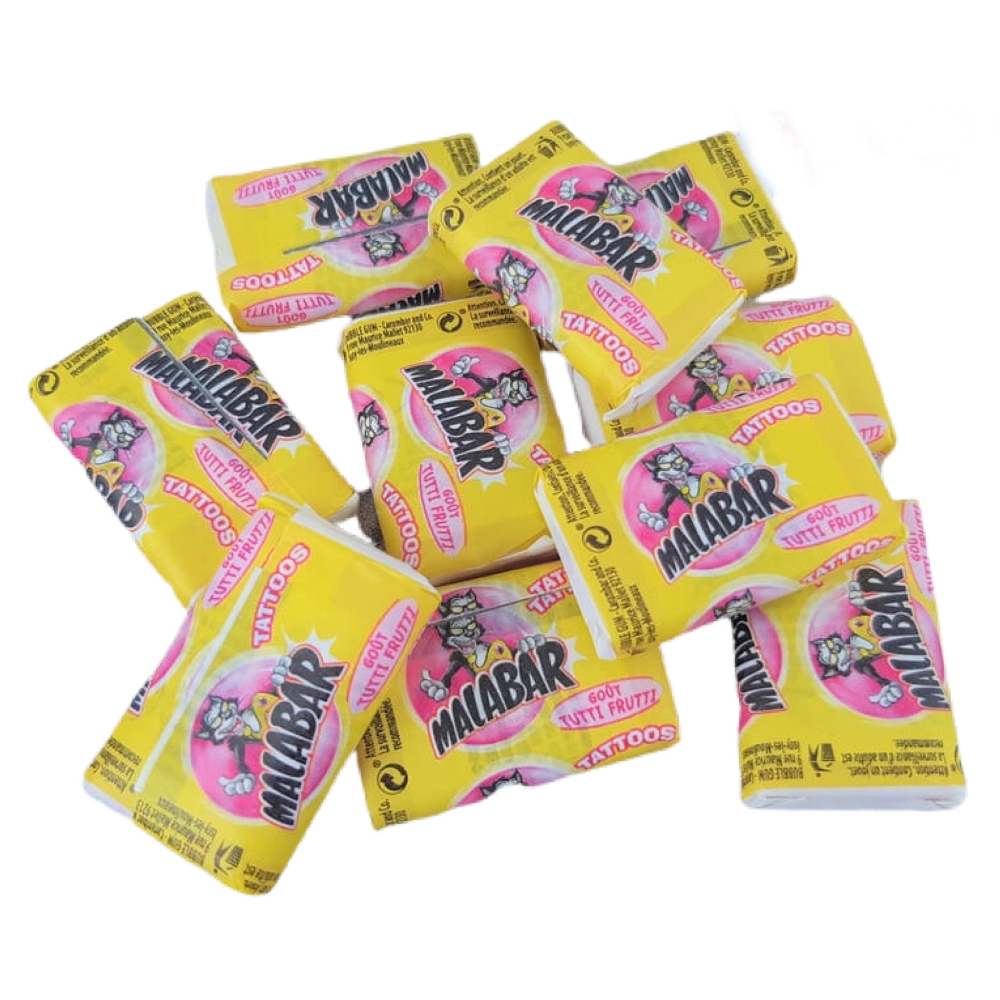 Malabar Chewing Gum Tutti Frutti Bag 7.55oz/214g