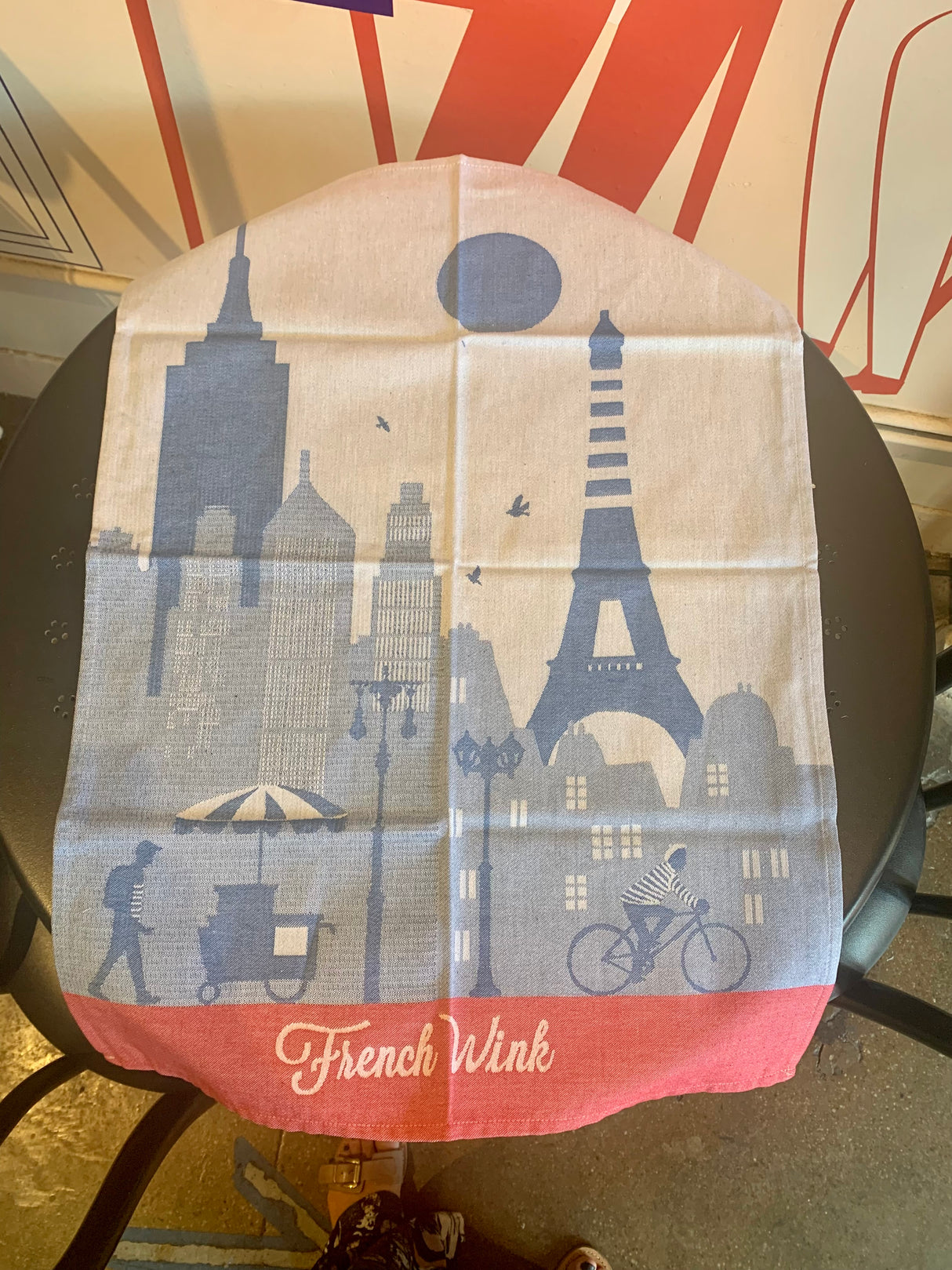 Paris New York Kitchen Towel