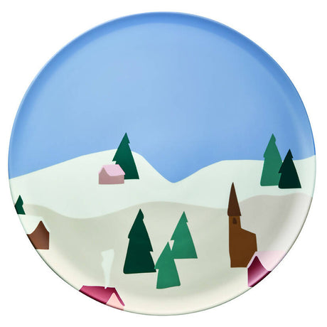 Destination Montagne Gift Box of Round Shared Plate by Degrenne Paris