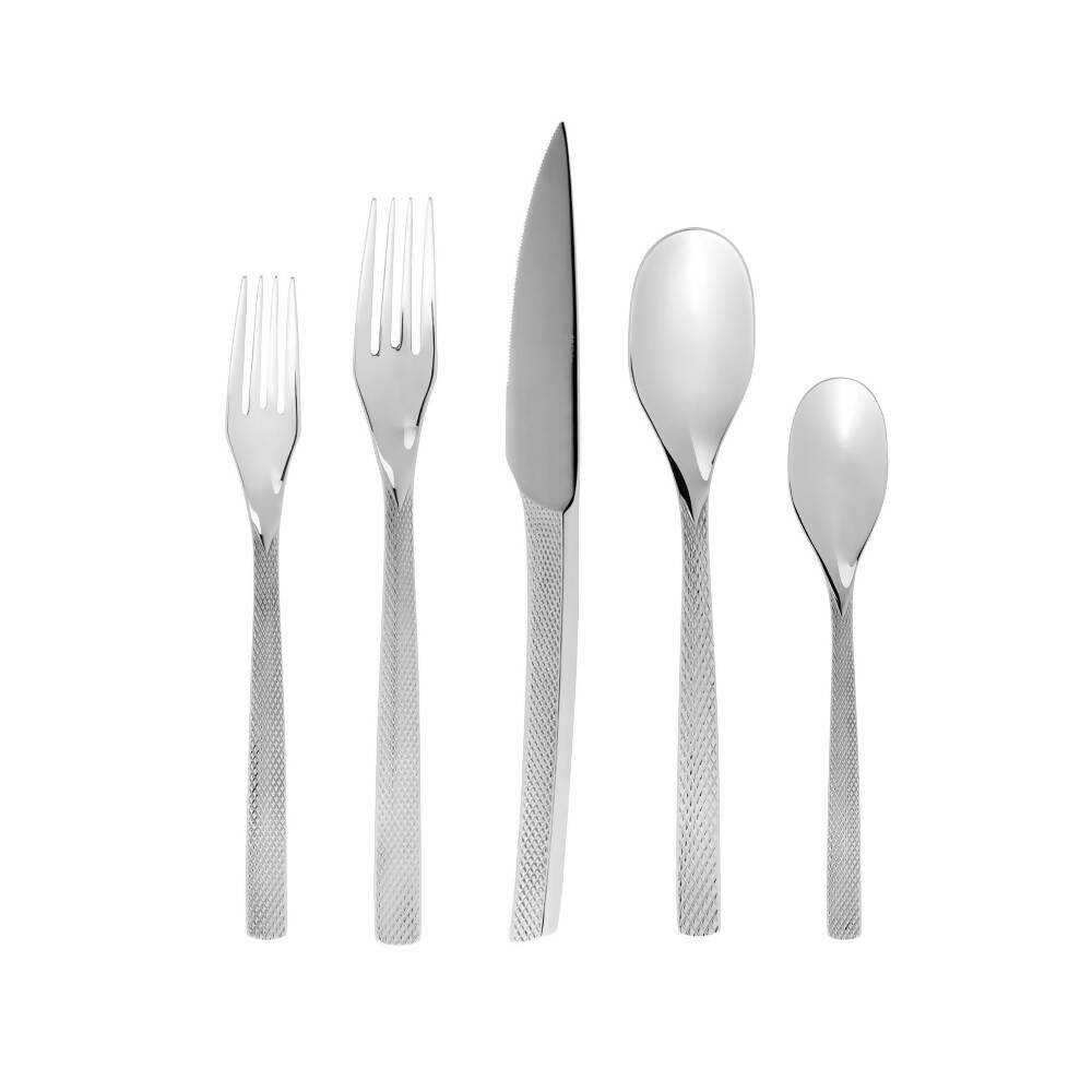 Guest Star Mirror Flatware set by Degrenne Paris