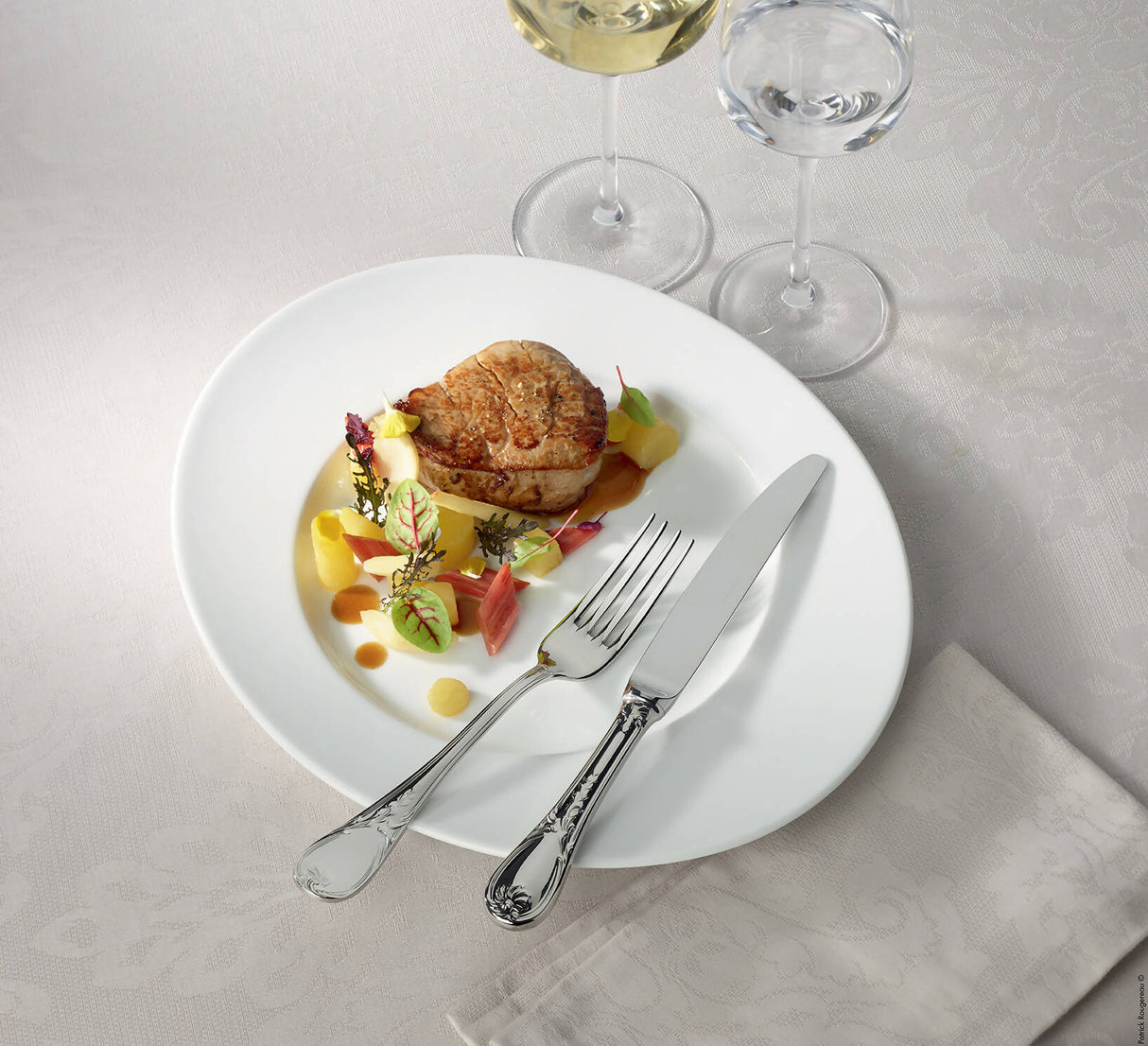 Marquise Miror Flatware set by Degrenne Paris