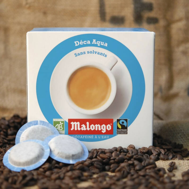 Malongo Organic Deca Aqua Coffee 16 Doses, 104g (3.7oz)