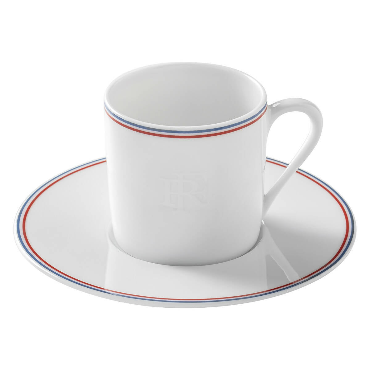French Republic Gift Box - 2x Cups 2x Saucers 2x Moka Spoons