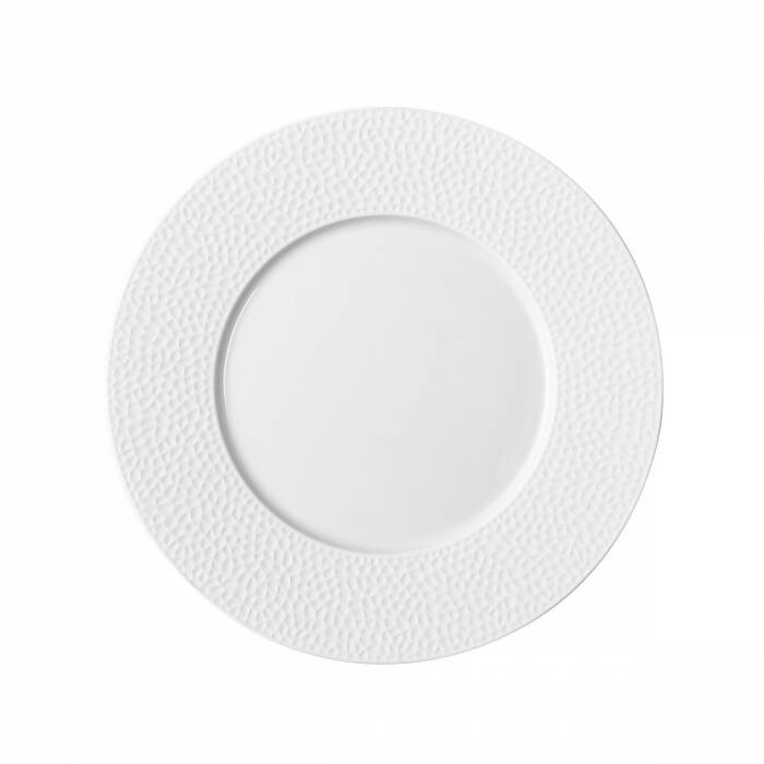 Fragments Set of round dessert plates by Degrenne Paris