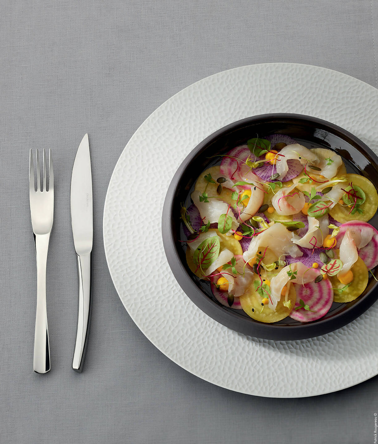 XY Miror Flatware set by Degrenne Paris