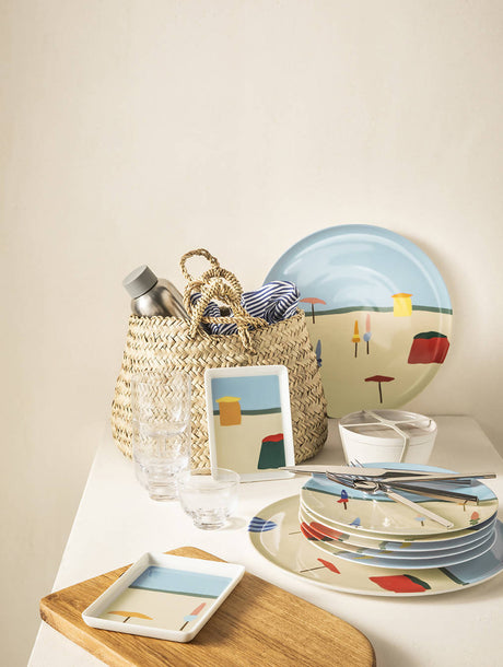 Destination Mer Gift Box of Large Rectangular Share Plate by Degrenne Paris