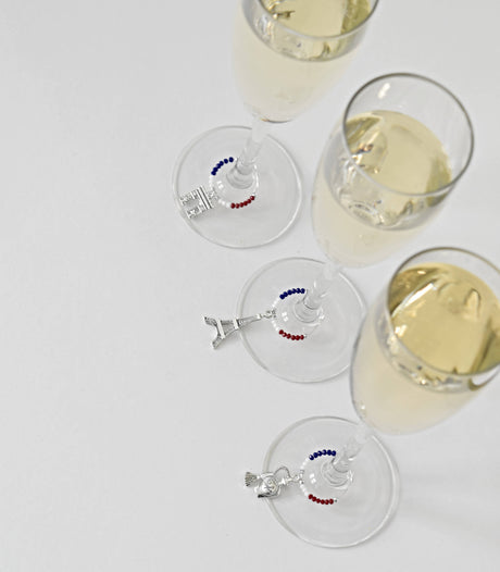 France Glass Charms