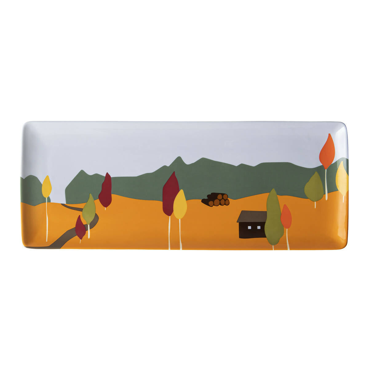 Destination Forêt Rectangle Serving Dish by Degrenne Paris