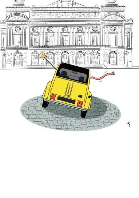 Paris Print -ANNE VUITTON illustrations-
