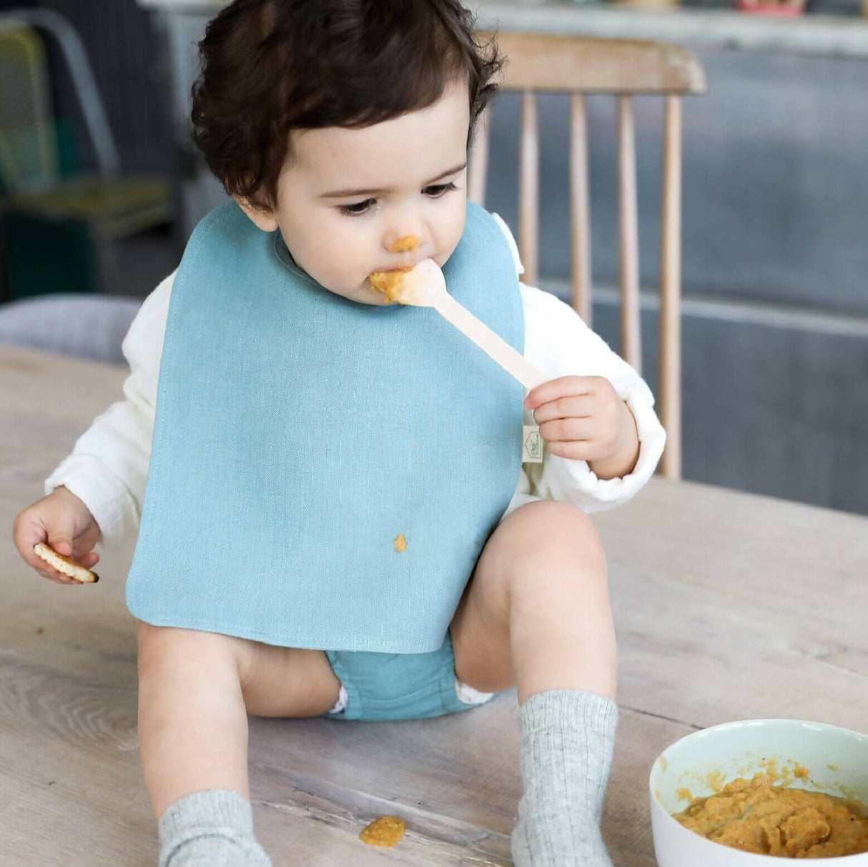 Linen Bib - Petit Picotin