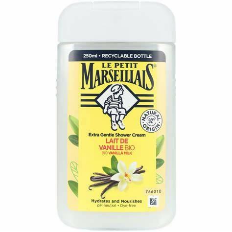 Le Petit Marseillais Extra soft shower cream with organic vanilla milk