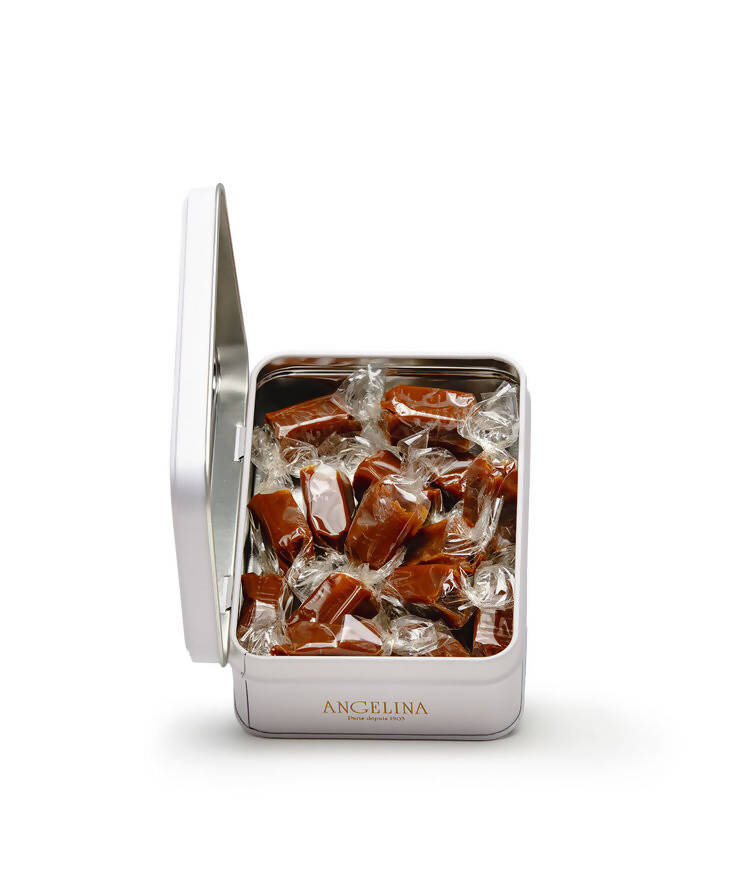 Toffees with Salted Butter tin box by Angelina Paris
