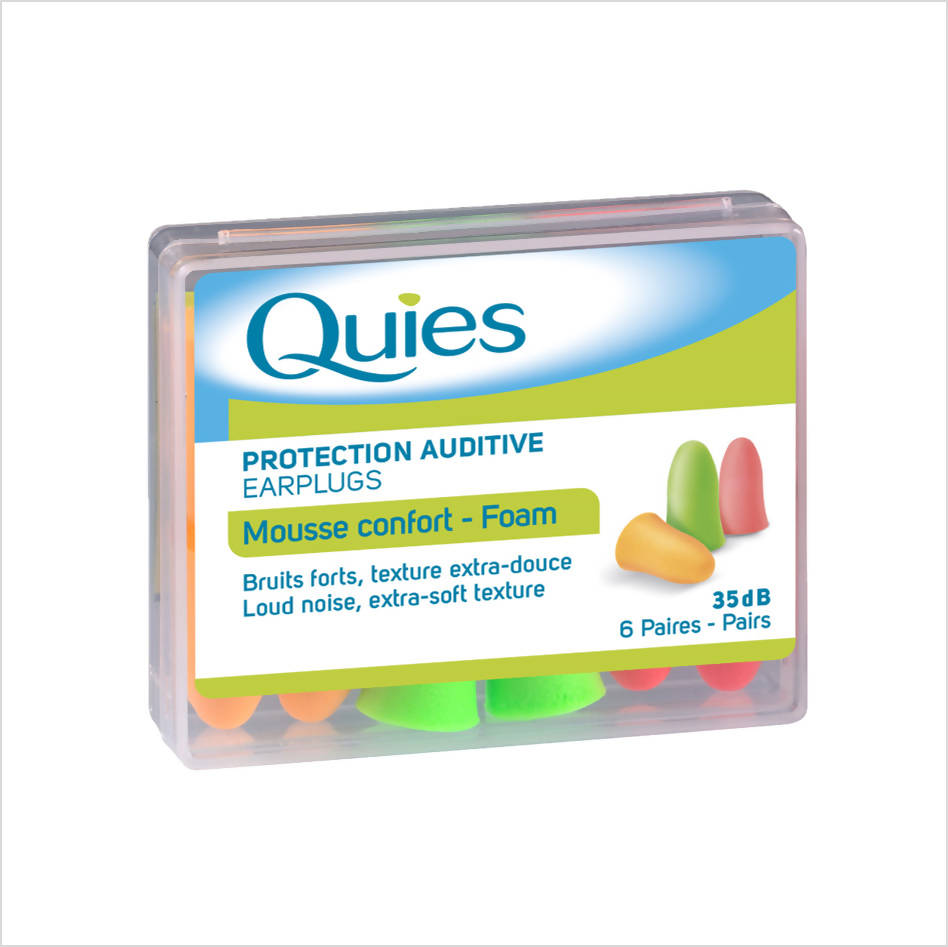Foam Earplugs Fluo - Quies