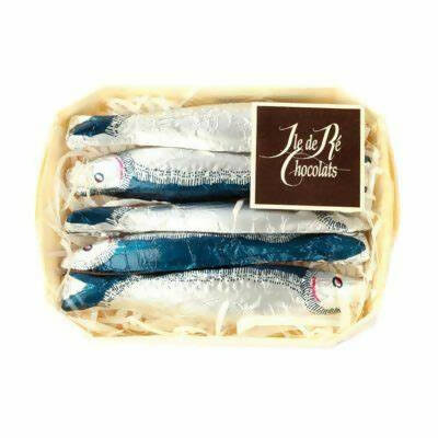 Ile de Re Chocolate Sardines 4 pieces