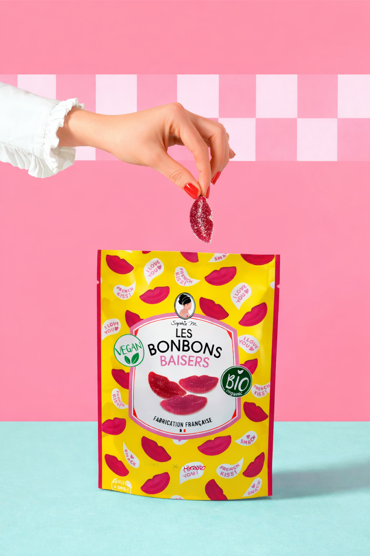 Organic  Kisses Candies 80g