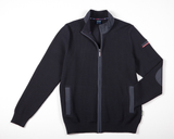 Saint James NAVIGATEUR - Comfortable Knit Cardigan with Zip (NAVY)
