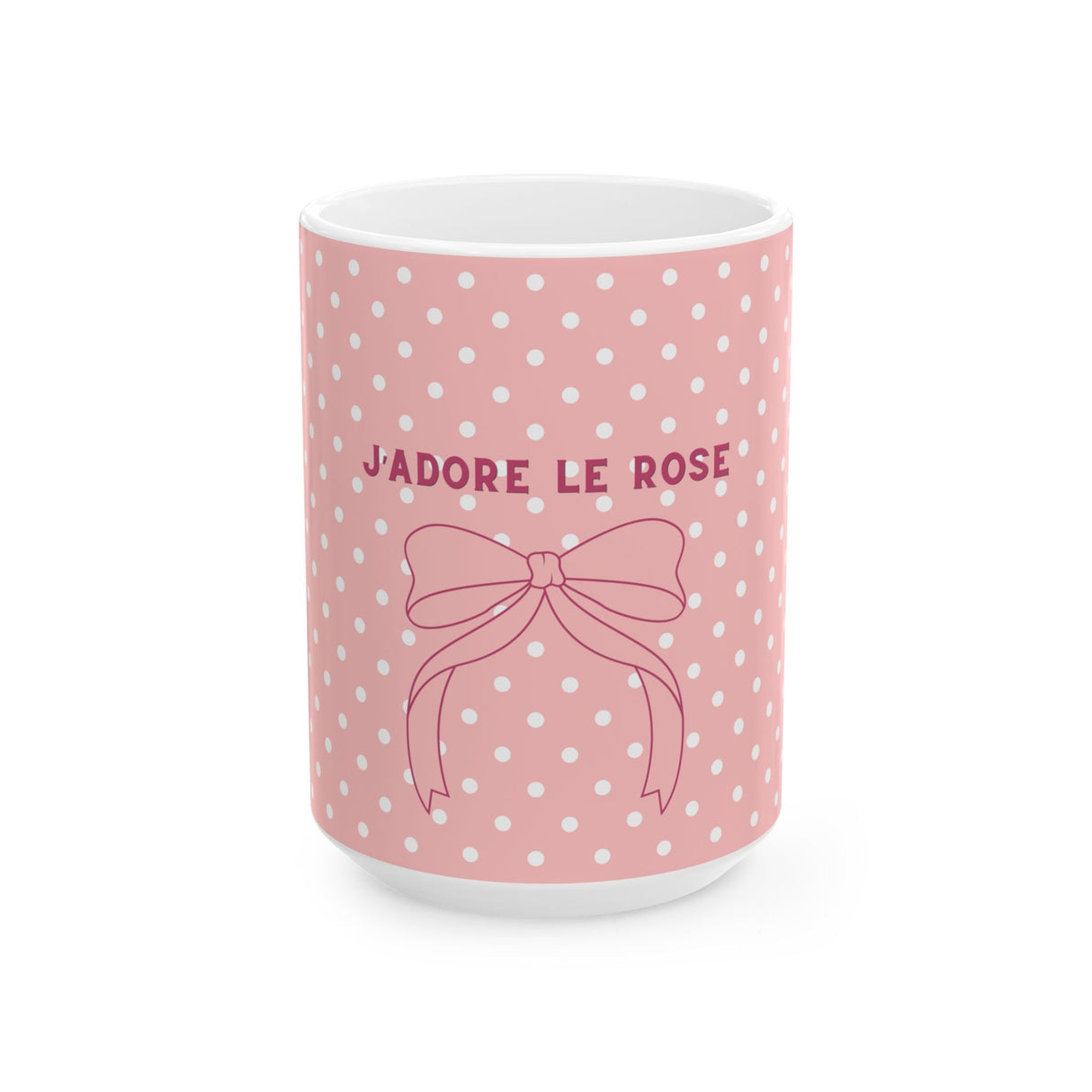 J'adore le rose | I LOVE PINK Ceramic Mug