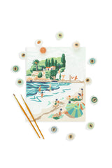 Riviera Romp | 8x10 paint-by-number kit