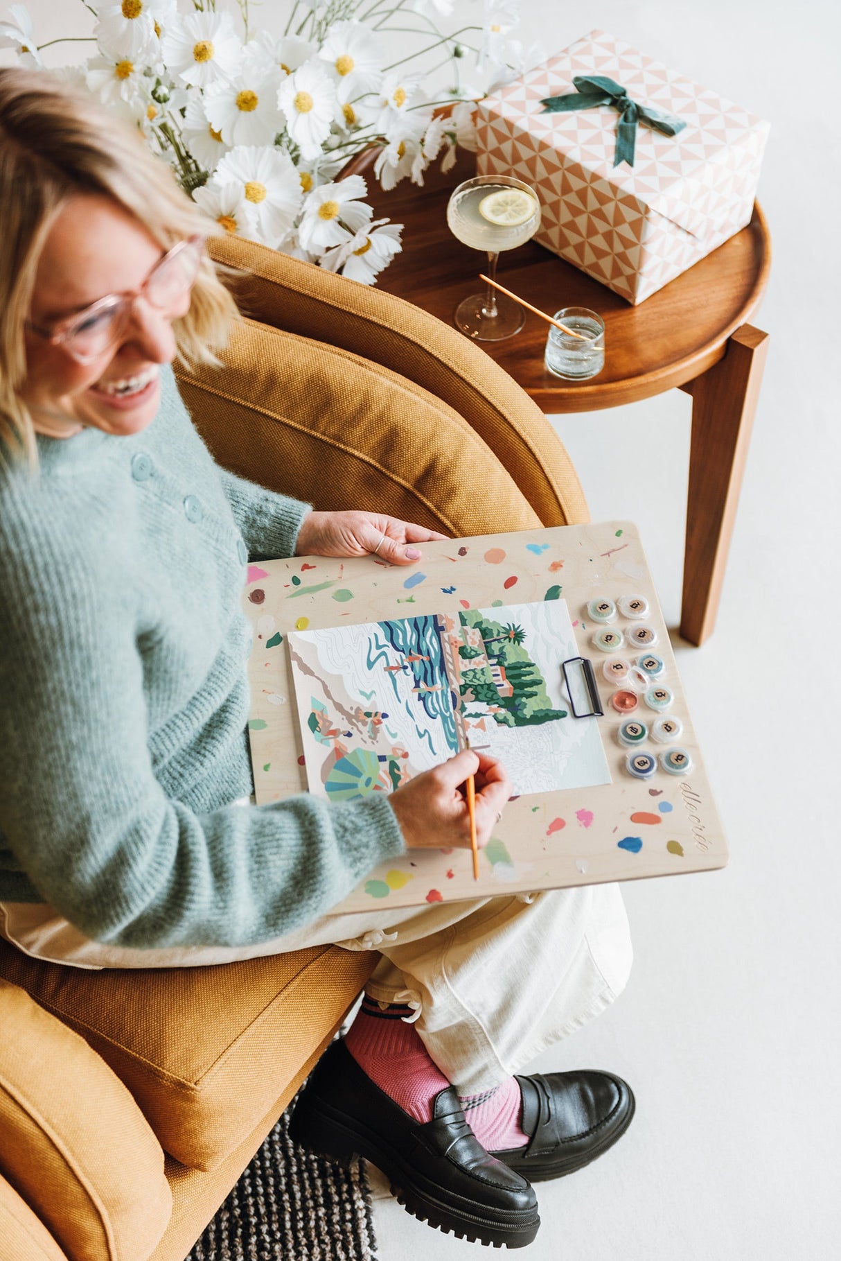 Riviera Romp | 8x10 paint-by-number kit