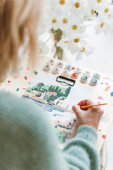 Riviera Romp | 8x10 paint-by-number kit