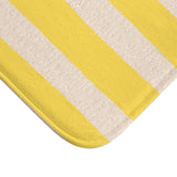 Le Bain Yellow Stripe Bath Mat — French Bathroom Floor Rug