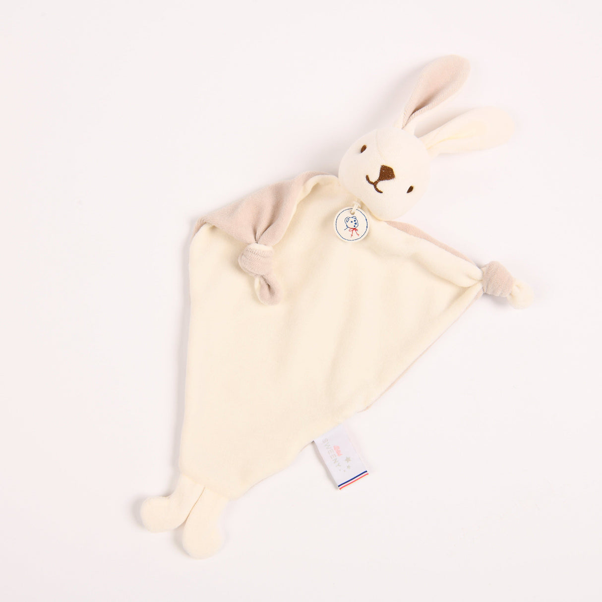 DOU DOU | Beige Velour Bunny (27cm)