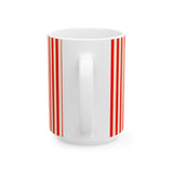 I Love Coffee Ceramic Mug-RED, J'adore le café