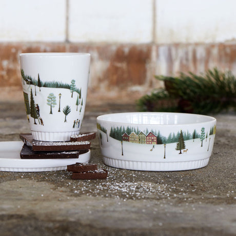 Pillivuyt Winter Decor Toulouse Tumbler 9 oz, Set of 4