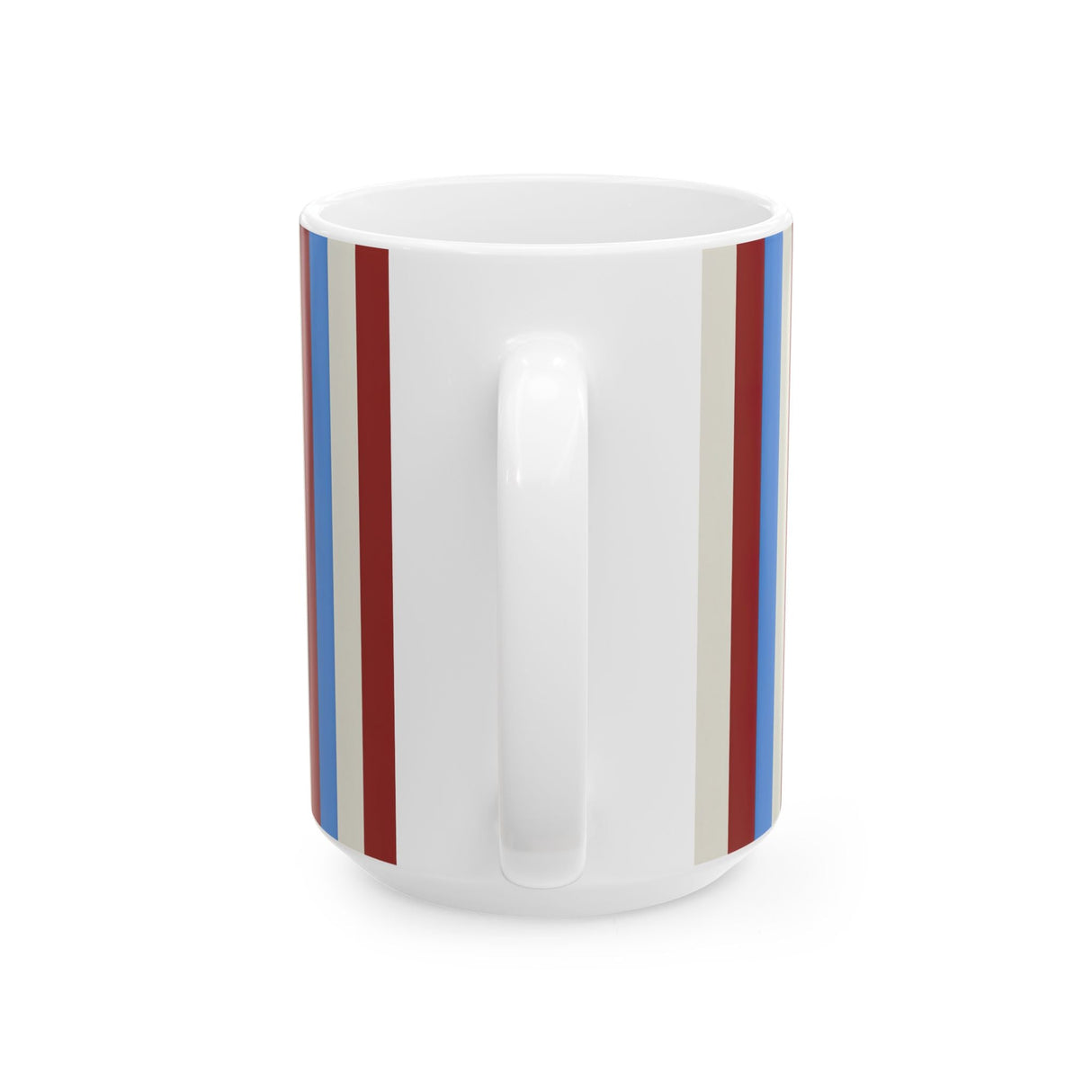 Paris Vibes Spark Joy Striped Ceramic Mug (11oz & 15oz)